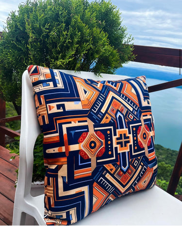 Inca Trails Outdoor Throw Pillow